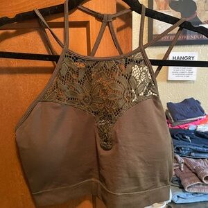 Zenana Outfitters Dark Brown Top